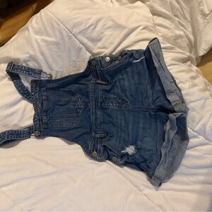 Old Navy Denim Overall Shorts